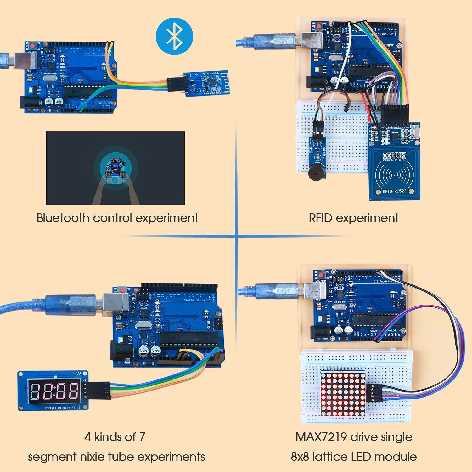 RFID Starter Kit for Arduino UNO R3 Upgraded version Learning Suite Retail Box UNO R3 Starter Kit RFID Sensor For Arduino