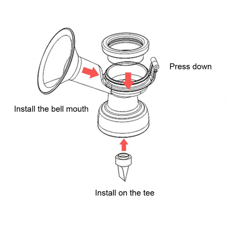 1/5 Chiếc Ốp Mỏ Vịt Van Điện Bầu Cho Con Bú Phần Ăn Cho Bé Núm Vú Bơm Đa Năng Phụ Kiện Thay Thế