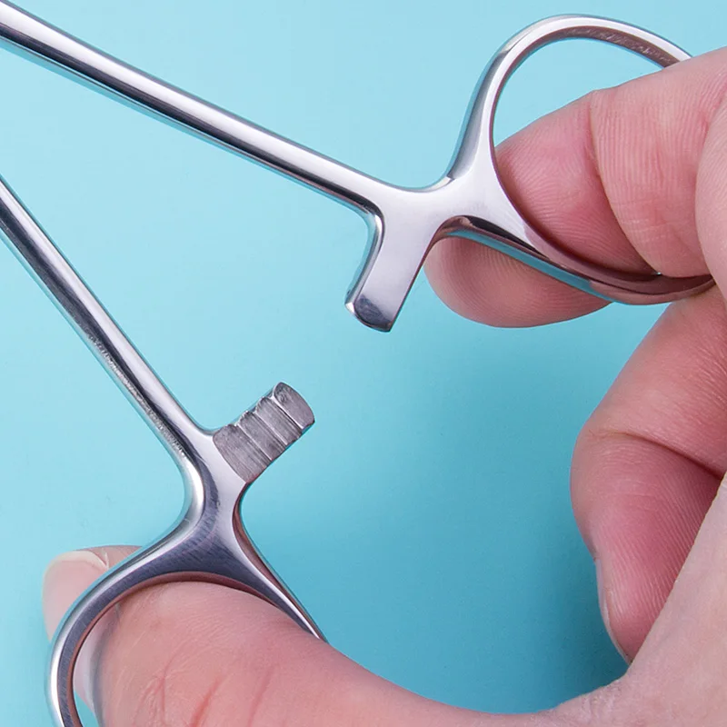 1PC Sterile Chirurgenstahl Dermal Anker Halten Werkzeug Zange Pinzette Clamp Professionelle Disc Forcep Körper Piercing Ausrüstung 3-5mm – Detail 9