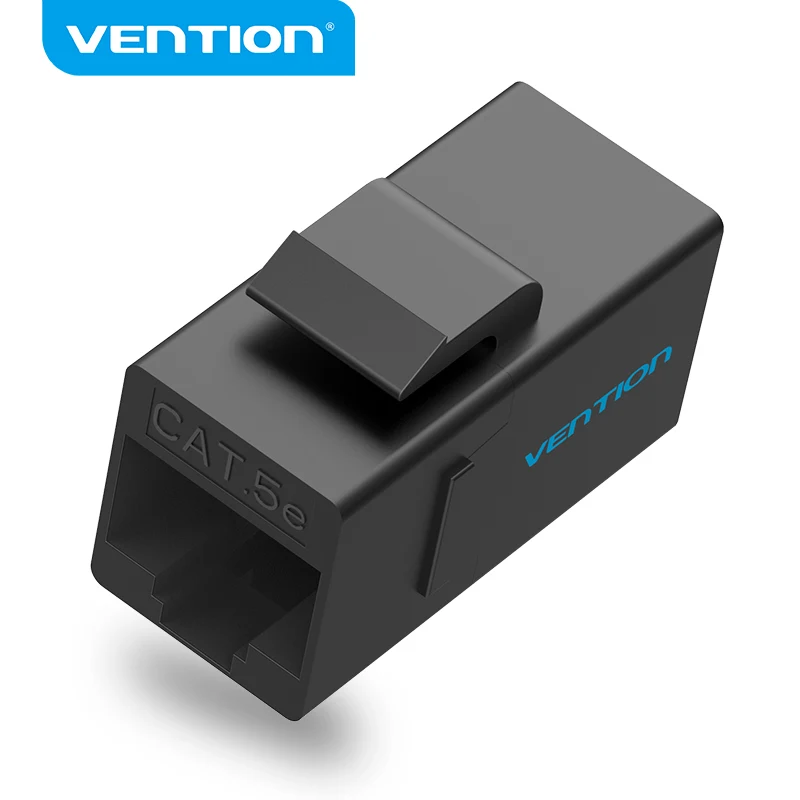 Vention Cat5E Connector RJ45 Coupler Ethernet Cable Cat 5E Female to Female Extender Extension Adapter for Ethernet Cable