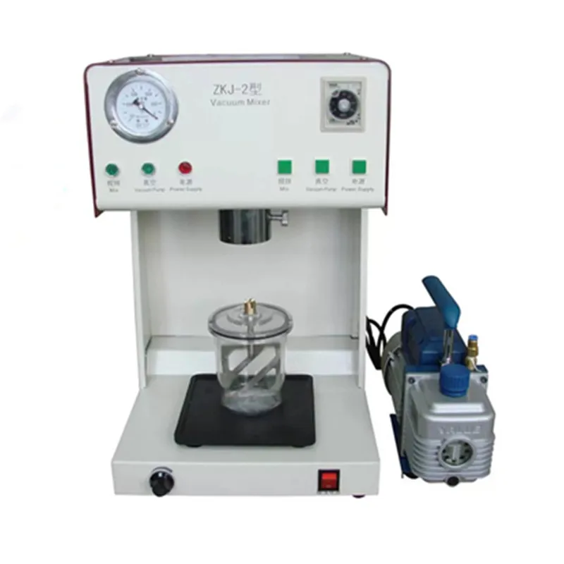 

Dental lab equipment External Pump Vacuum Embedded Material Mixer