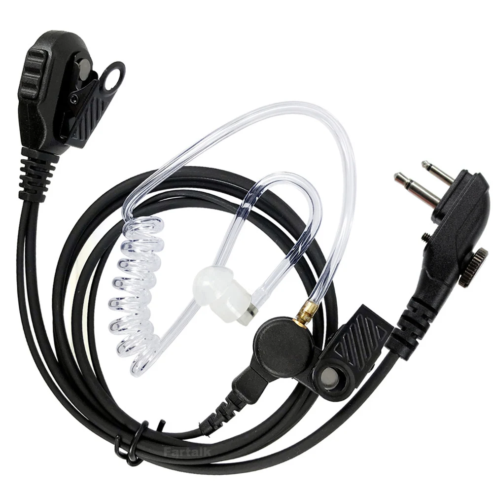 Air Tube VOX Earpiece Headset Mic For HYT Hytera Radio TC-500 TC-518 TC-580 TC-446S TC-600 TC-610 TC-620 TC-700 Walkie Talkie