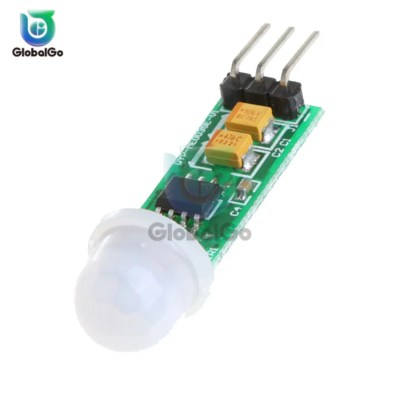 Mini Sensor de movimiento infrarrojo PIR, módulo Detector infrarrojo preciso para arduino, HC-SR505