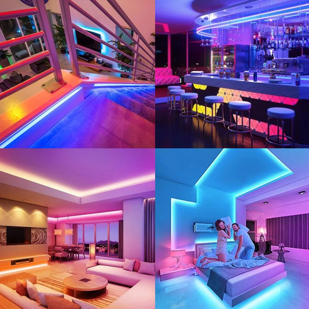 LED 5050 RGB Strip Light  APP Control Color Flexible Ribbon luces led light strip RGB led light strip