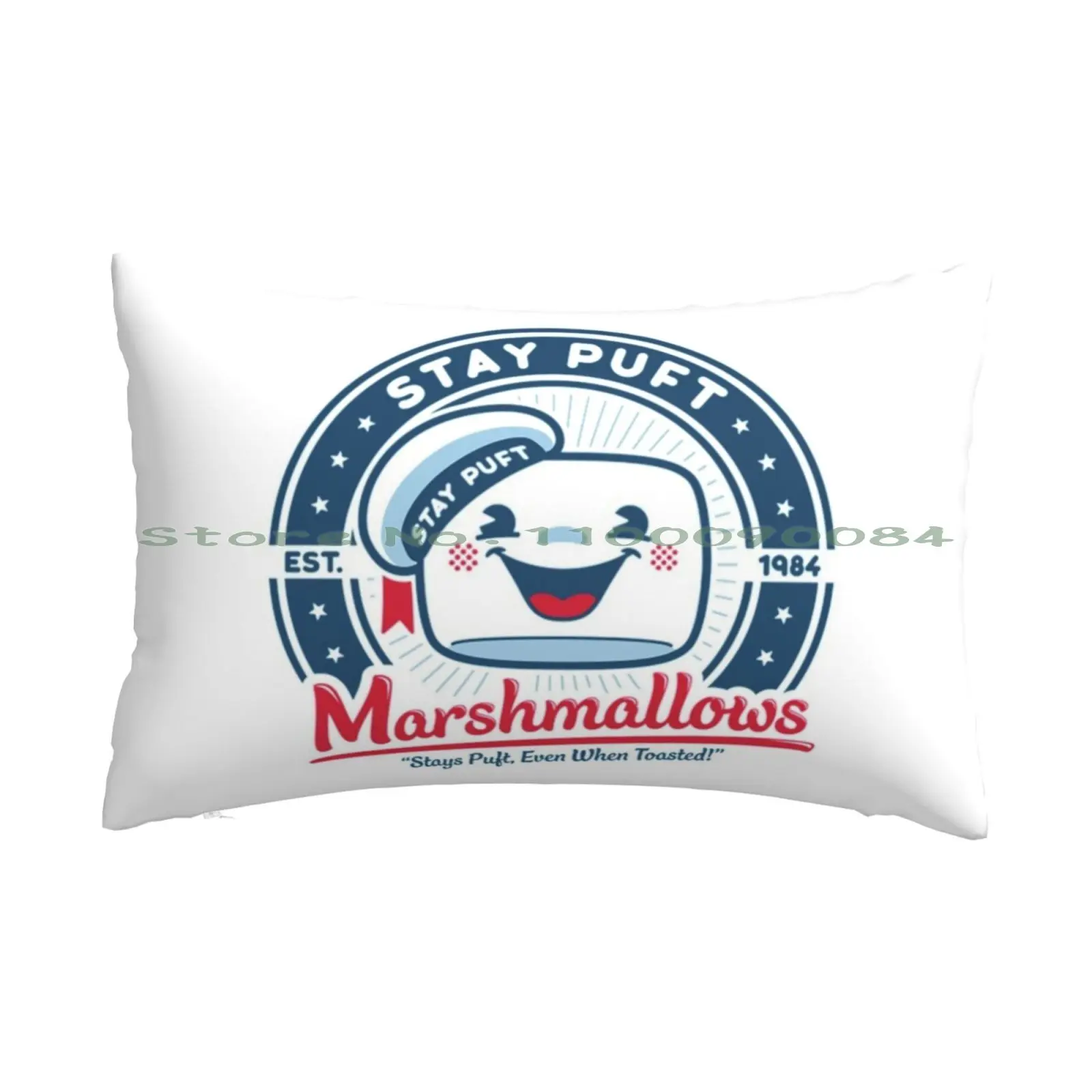 Stay Puft Marshmallows T-Shirt Pillow Case 20x30 50*75 Sofa Bedroom Slimer Movies Marshmallows Retro Spooky Halloween Nostalgia