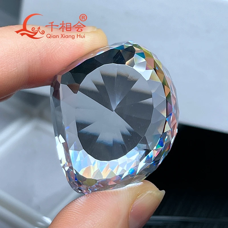 420ct  34.9*31.7mm  white  color The Orlov Diamon d Orloff cubic zirconia loose stone cz stone