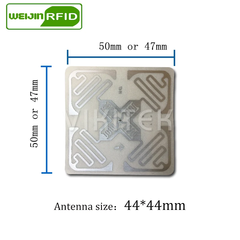 UHF RFID tag sticker Impinj H47 wet inlay 915mhz 900 868mhz 860-960MHZ  EPCC1G2 6C smart adhesive passive RFID tags label