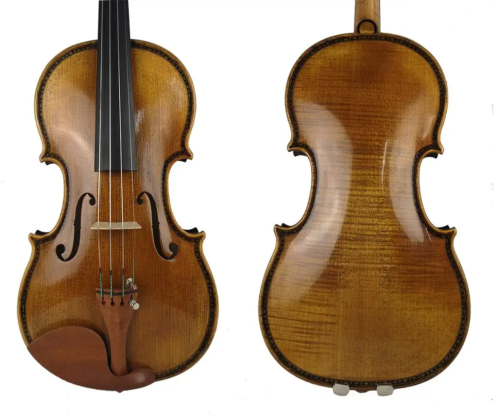 Free Shipping Violin 4/4 Copy Antonio Stradivarius 1679 Hellier 100% Handmade Oil Varnish With FPVN05