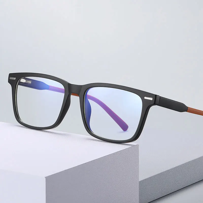 

Plastic Frame Glasses New Arrival Anti-Blue Ray Men Style Rectangle Spectacles Full Rim Retro Optical Eyewear Hot Selling