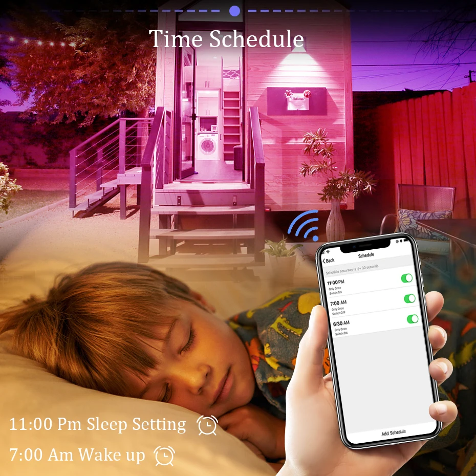 Projecteur LED intelligent Tuya pour la décoration extérieure, budgétaire LED, IP66, WiFi, 220V, 30W, 50W, 100W, télécommande RVB