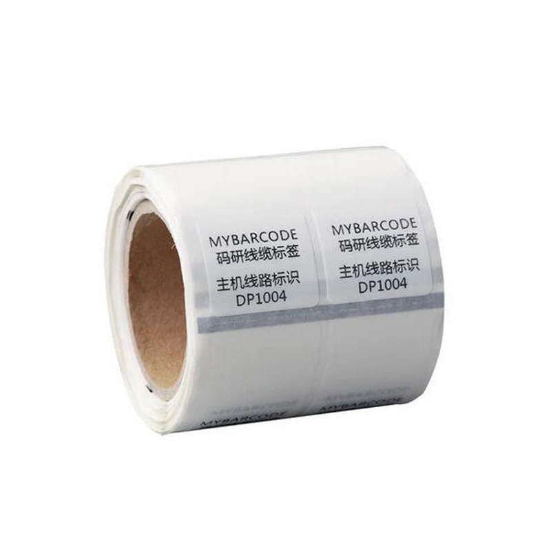 Winding Cable Label 25*45mm 500 Pieces Cable Label Stickers  Color Waterproof Tearproof Oilproof