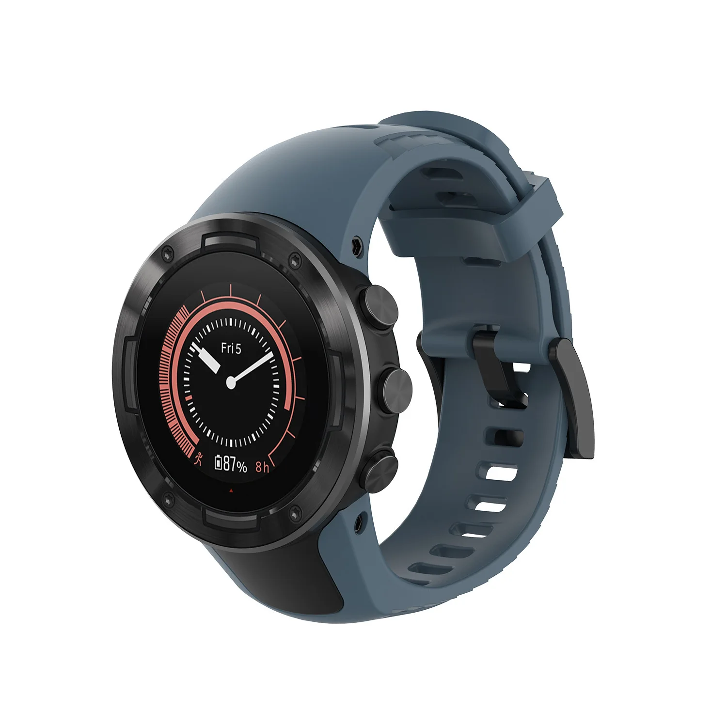 Correia de pulso de silicone para suunto 5, correia de relógio inteligente de silicone com reposição para a pulseira do suunto 5