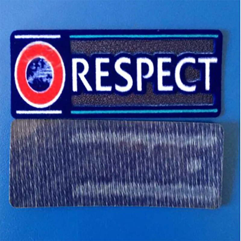 Football Badges RESPECT PATCH SOFT SOCCER Heat Transfer IRON PATCHES