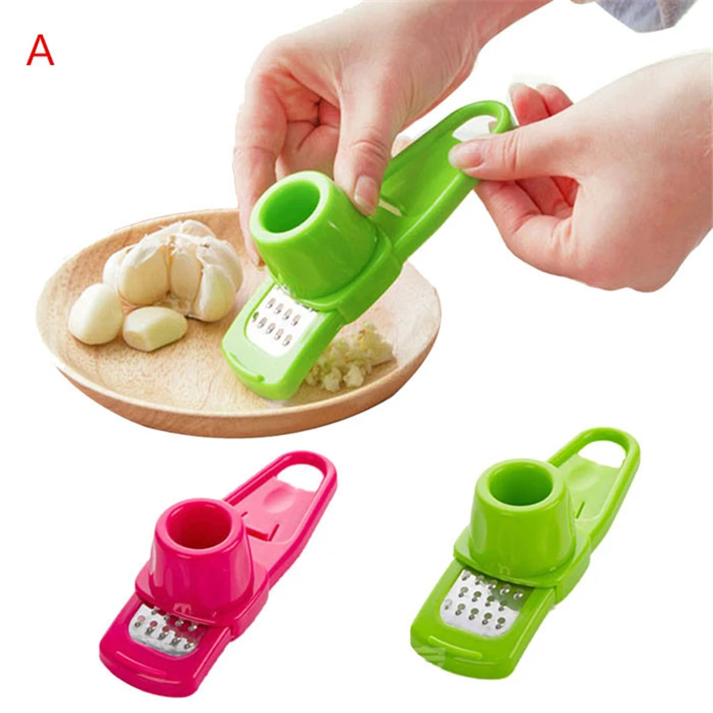 Household Garlic Peeler Functional Ginger Garlic Press Grinding Grater Planer Slicer Cutter Cooking Tool Kitchen Accessories