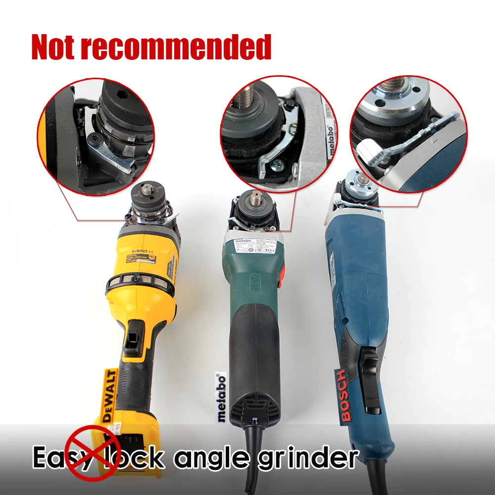 Raizi 5 Inch/125 mm Angle Grinder Dust Shroud Cover Tools For Dry Surface Grinding Universal Grinder Dust Collection Cover Kit