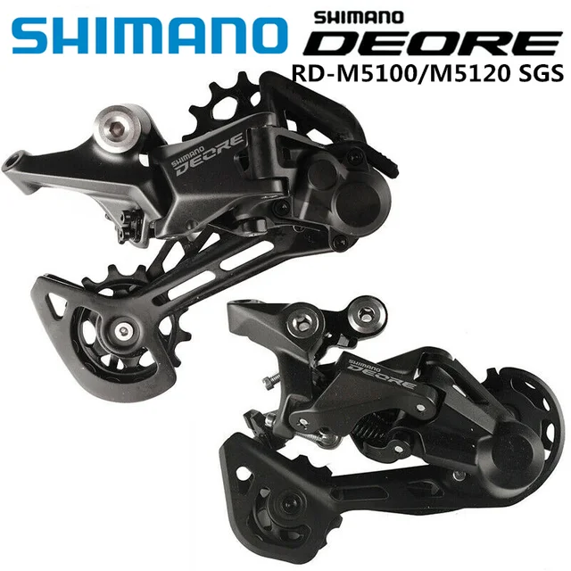 Shimano Deore M5100 M5120 SGS Przerzutka tylna 11V Shadow Long Cage 11 prędkości Rower górski Przerzutka rowerowa Oryginalne części rowerowe