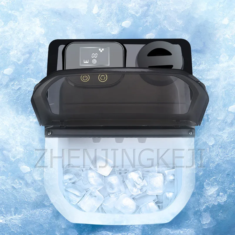 Mini Machine à Glaçons Entièrement existent, Appareils Ménagers Congelés, Volume de Glace de 20kg, 24 Pièces, Fabrication de Cube Carré, Particules de Glace