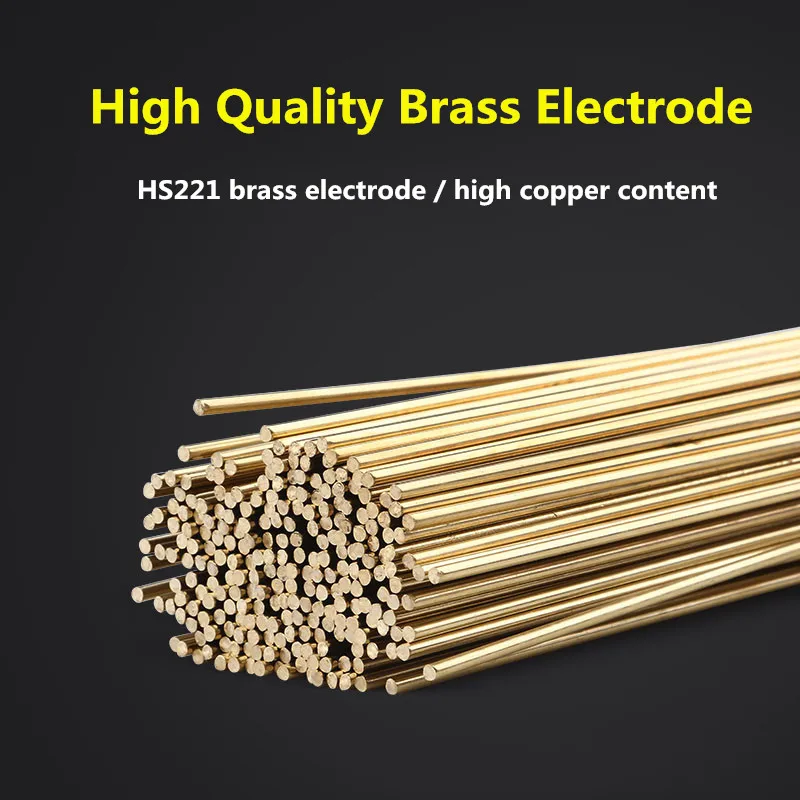 5pcs 10pcs HS221 Brass Welding Rods Wires Sticks 500mm Length Wire Electrode Soldering Rod For Brazing Soldering Repair Tools