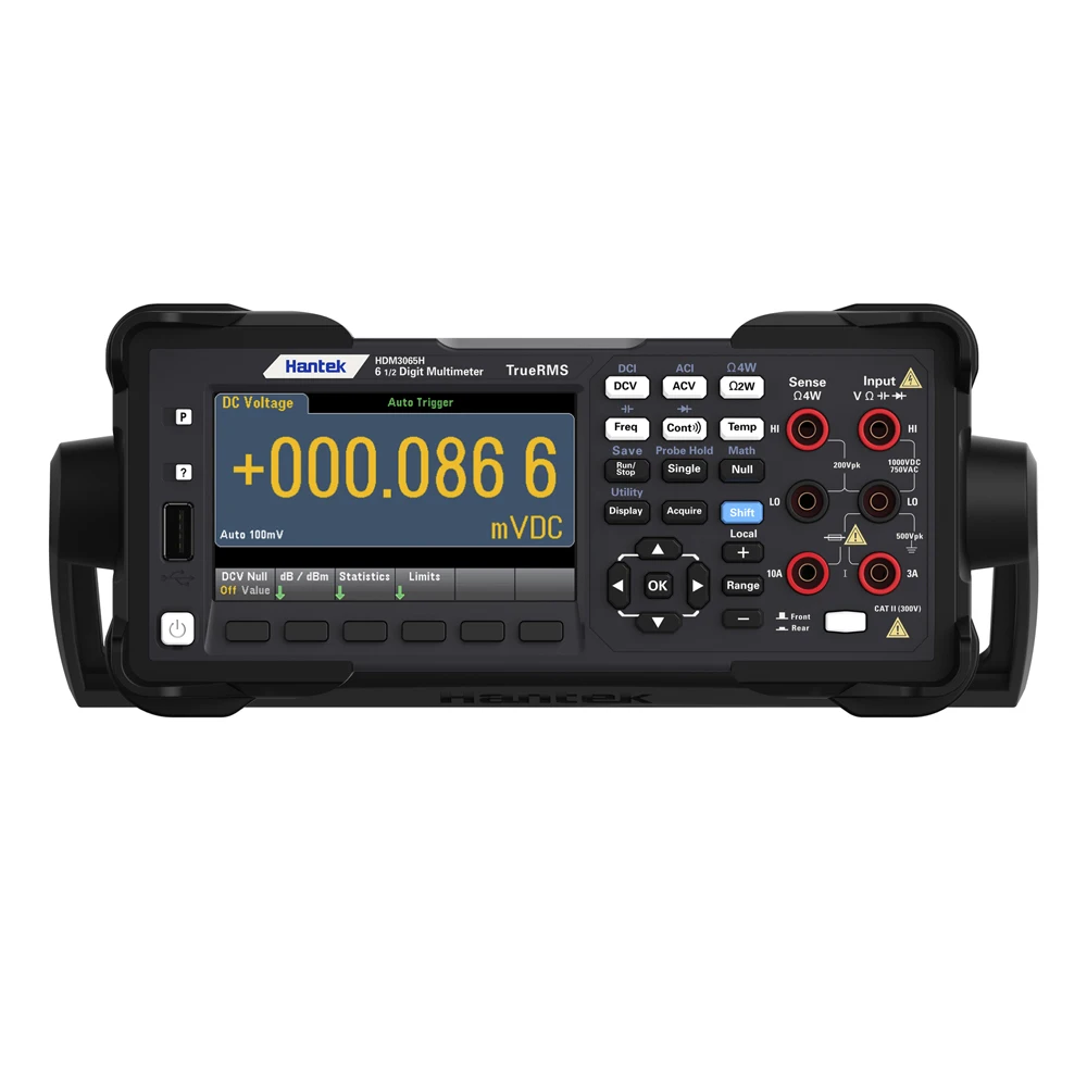 Hantek-مقياس متعدد رقمي بشاشة LCD ، جهاز اختبار تردد أخذ العينات عالي السرعة ، سلسلة HDM3055 ، 5 ، دقة أول بت ،