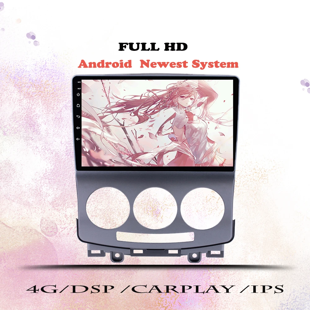 2Din Android 14.0 Car Radio Stereo For Mazda 5 2005 2006 2007 2008 2009 2010 Auto Multimedia Video DVD Player Radio Head Unit