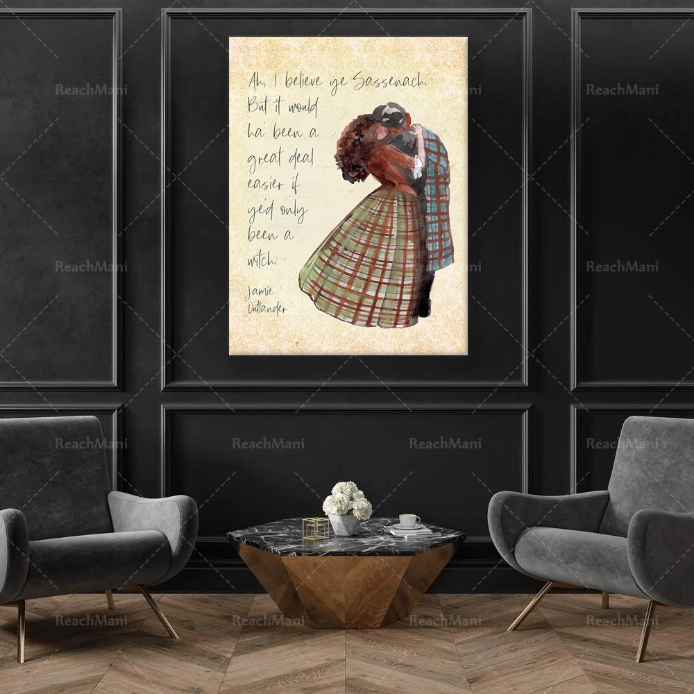 اقتباس جيمي فريزر: آه، أعتقد أنك ساسيناش. ولكن سيكون الأمر أمرًا رائعًا أسهل في حالة أن تكون ساحرة فقط. أوتلاندر #3