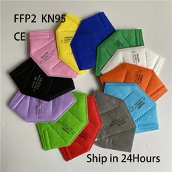 10-200 Adult Ataullah FFP2 Mascarillas KN95 masks ffp2reutilizable Approved FPP2 Security Protection 5ply Face mask ffp2mask CE