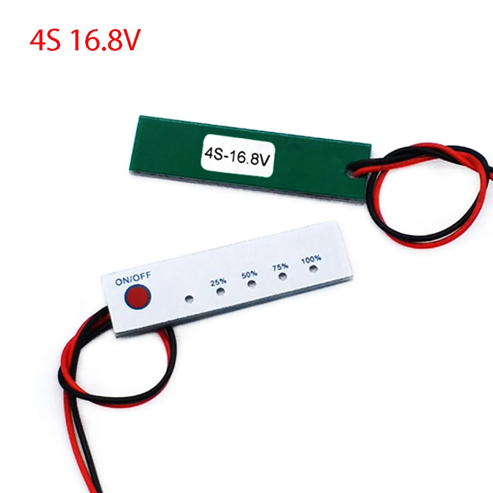 2S/3S/4S BMS Li-ion Battery 18650 Lithium Battery Capacity Indicator Display PCB Module Power Level Tester LCD Charge Discharge