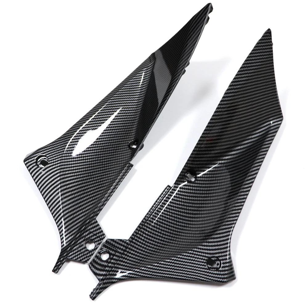 

2x Motorcycle Plastic Carbon fiber Air Duct Side Cover Fairing Cowling For Yamaha YZF R1 2002-2003