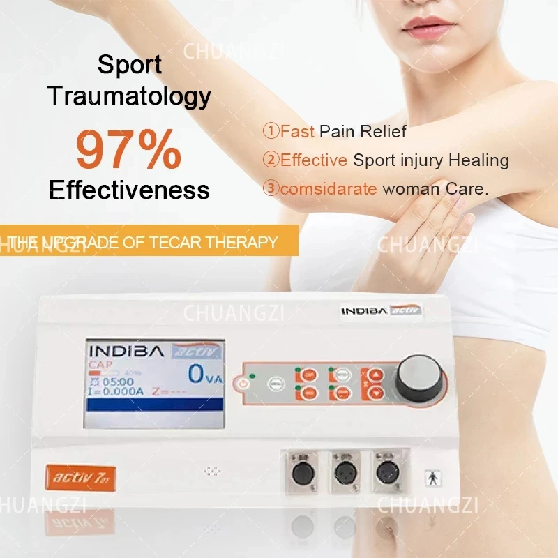 

INDIBA Activ 902 RF Diathermy Face Lift Body Sliming Machine Wrinkle Removal Pain Relief Anti-Cellulite Beauty Equipment