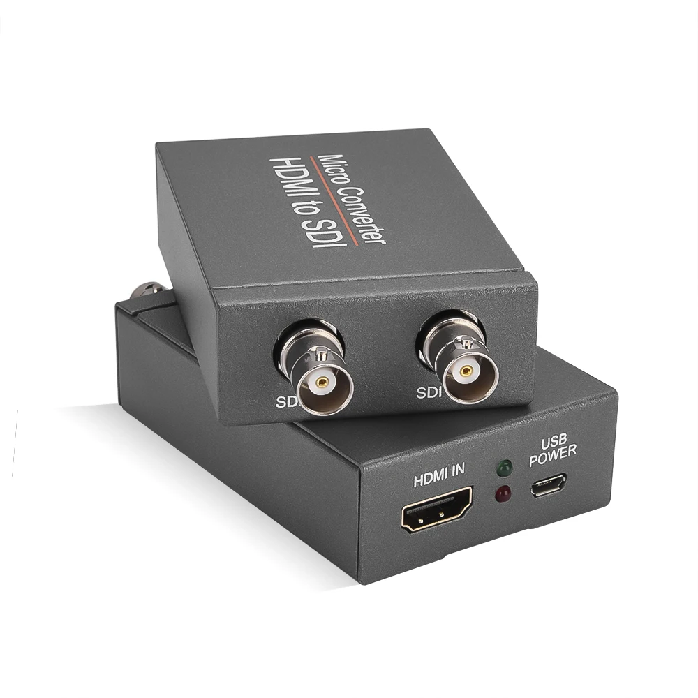 Mini HD 3G SDI to HDMI-compatible Converter HDMI-compatible to SDI Video Micro Converter with Audio Auto Format Detection