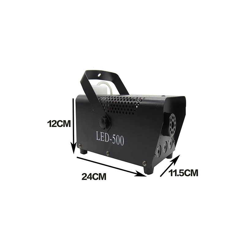 Mini Afstandsbediening Rookmachine 500W Rgb Led Fog Machine Kleurrijke Disco Dj Club Entertainment Party Stage Fogger