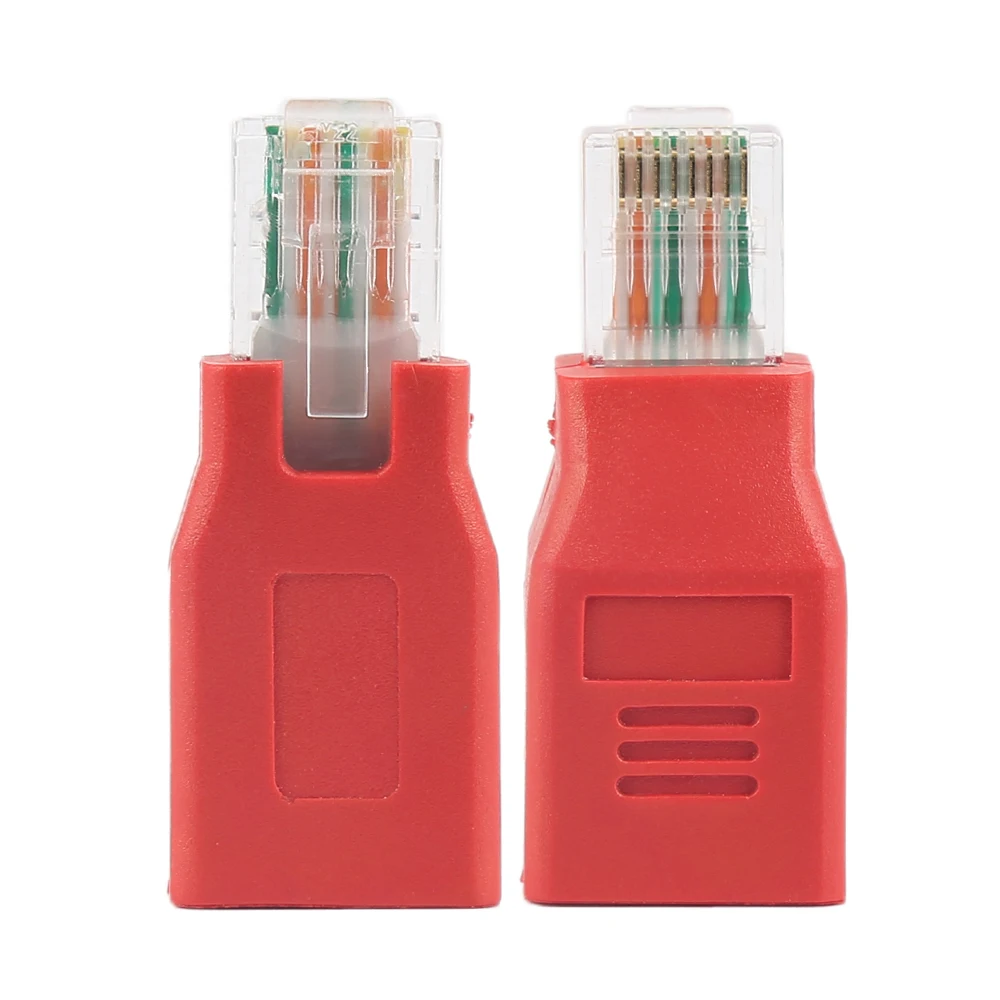 RJ45 CAT6 CAT5E Network Ethernet Connector male to female Cable cross Adapter New Brand