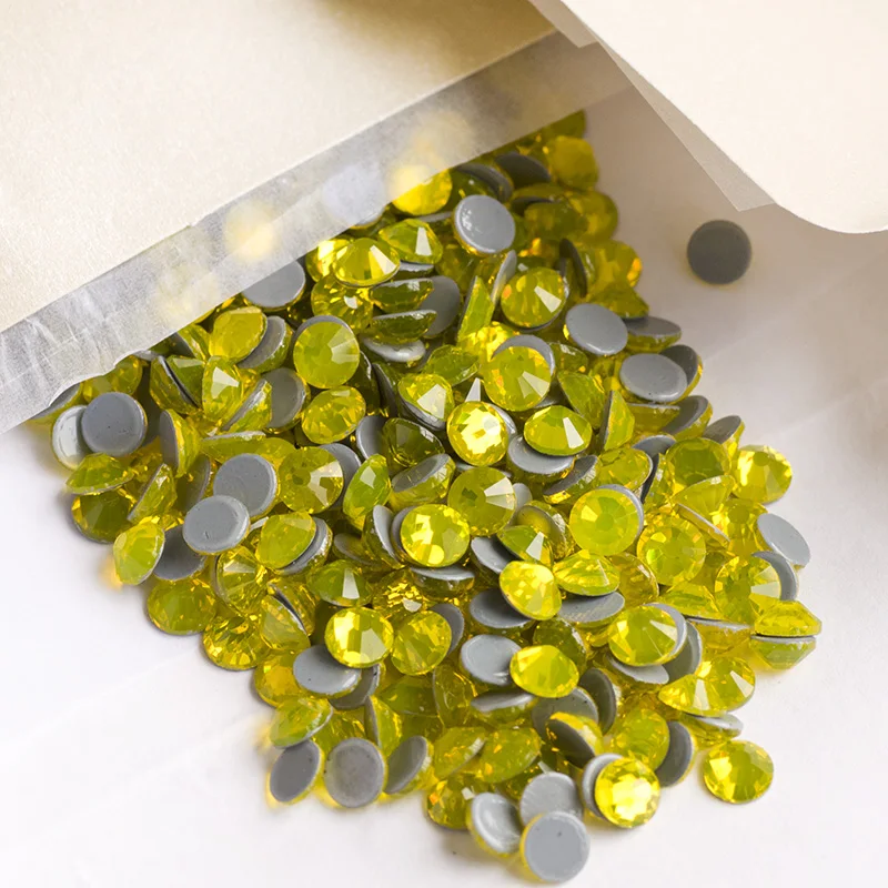 YANRUO 2058HF Hotfix Strass-Kristall-Aufkleber, thermoklebende Steine zur Kleidungsdekoration – Detail 14