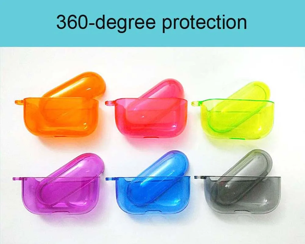 Wholesale For AirPods 2 1 Case Soft Silicone Transparent Cover For AirPods Pro 3 Earphone Cases Fully Protector Shell