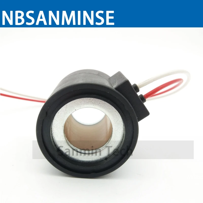 NBSANMINSE  Coil SKM5 Automobile Valve Coil Wire Electrical Solenoid Valve Coil DC24V Voltage Lead Type