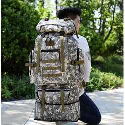 70-100 Liters Large Capacity Mountaineering Bag Soft Back Outdoor Sports Hiking Camping Hunting 3d Large Backpack