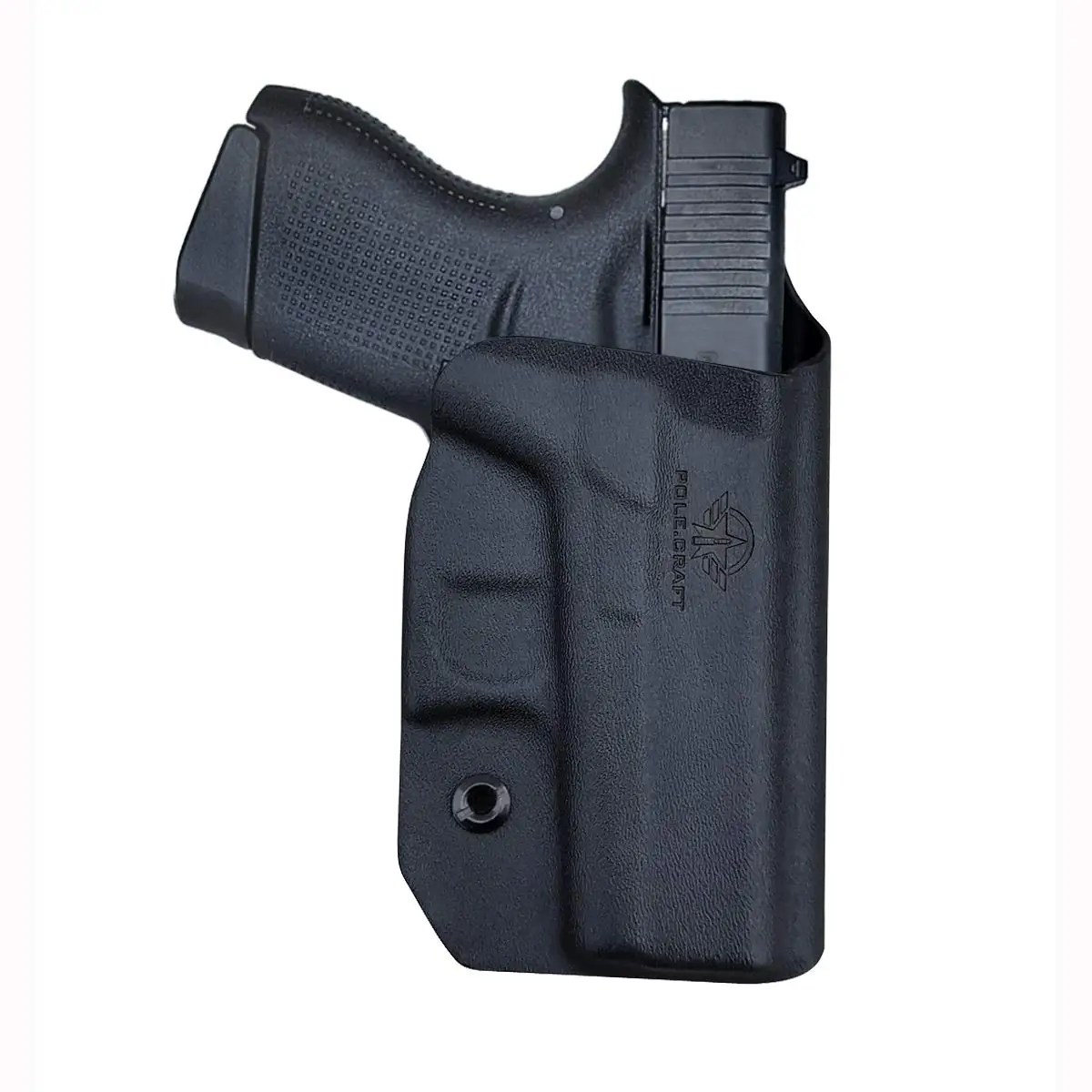 Glock 43 holster, Glock 43x holster OWB Kydex Holster Custom Fit: Glock 43 / Glock 43X (Gen 1-5) Pistol - 1.5-2 Inch Belt Clip