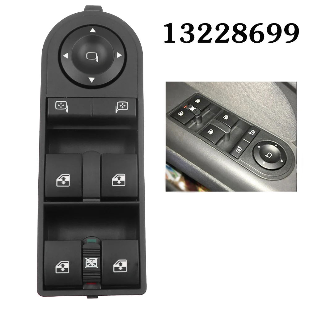 Car Front Left Electric Power Window Control Switch 13228699 13215153  For Opel Astra H Zafira B13228877 62 40 447