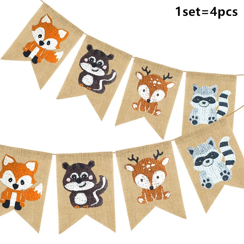 1–12 Monate Foto-Banner, Wald-Foto-Banner, alles Gute zum Geburtstag, Party-Dekoration, Babyparty, 1. Geburtstag, Junge, Mädchen, 12-Monats-Foto-Banner – Detail 4