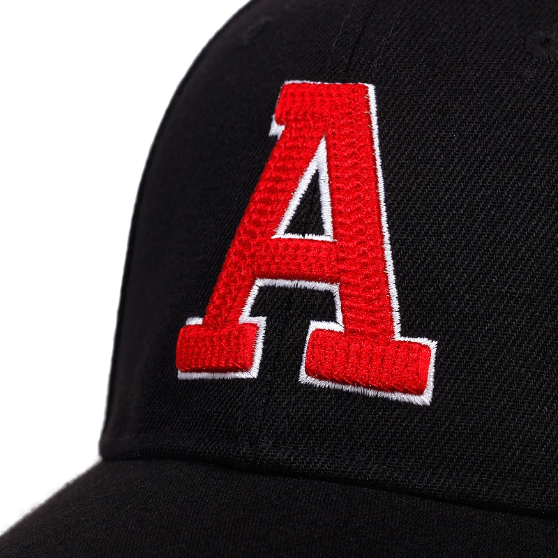 Unisex-Baseballkappen mit Buchstaben-Stickerei, verstellbar, für den Außenbereich, für Frühling und Herbst, lässiger Sonnenschutzhut – Detail 6