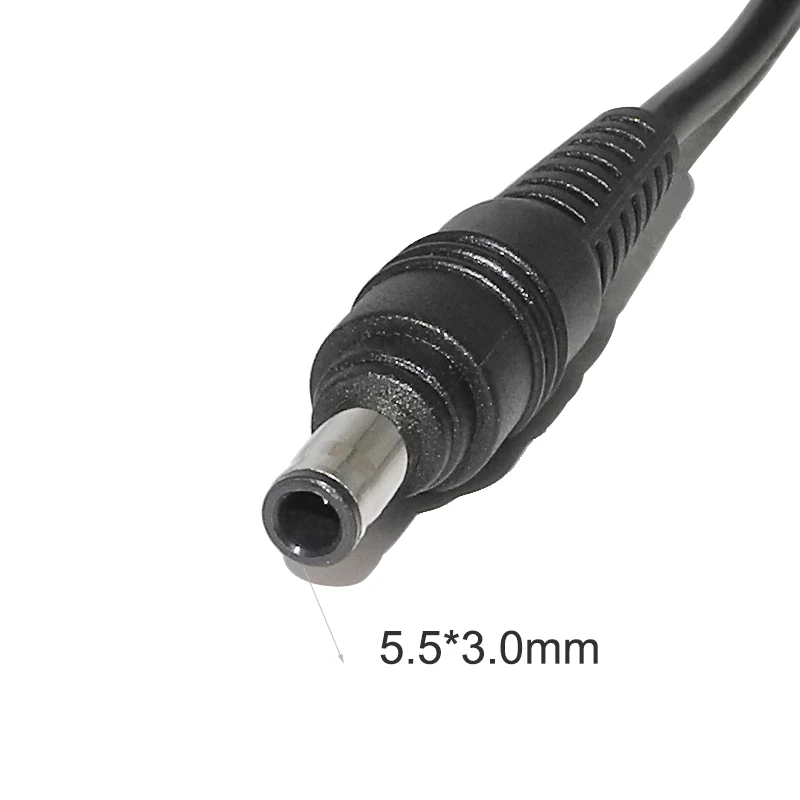 1.5m DC 5.5 x 3.0 5.5*3.0mm Power Supply Plug Connector With Cord / Cable For Samsung Laptop Adapter