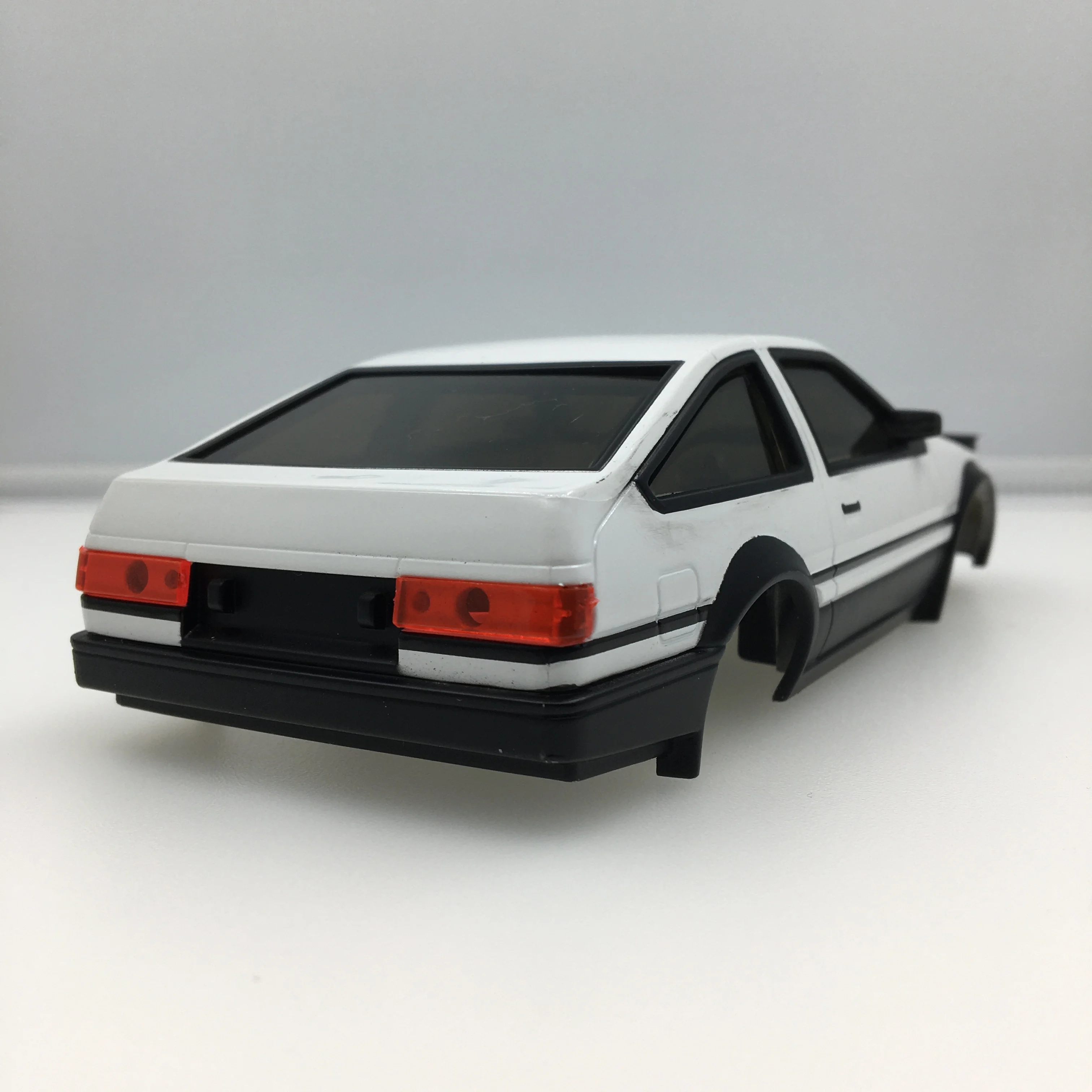 Plastikowa osłona zaskórników Z tworzywa sztucznego AE86 osłona karoserii 90mm rozstaw osi dla XRX mini-q HGD1 Kyosho mini-z