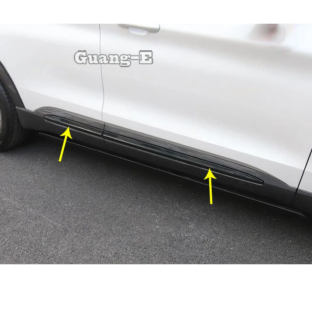 Car Side Cover Body Door Trim Strip Molding Stream Panel Bumper Stick Frame For Ford Explorer U625 2019 2020 2021 2022 2023 2024