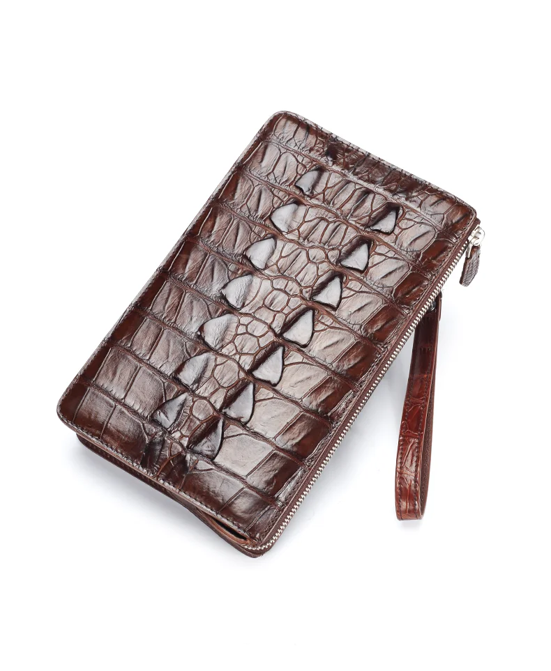 dulilu crocodile handbags  male handbags crocodile leather  crocodile  Hand bag new  crocodile  hand caught bag men clutch bag