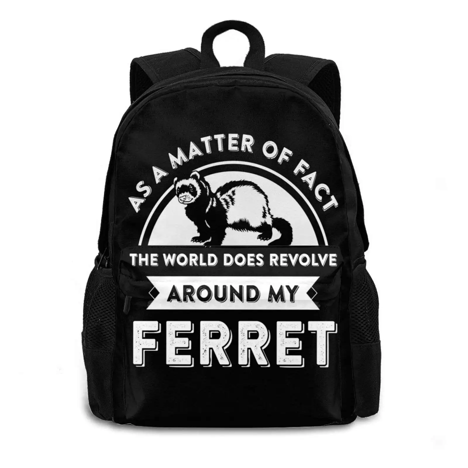 As A Master Of Fact The World Does Around My Ferret , Ferret T Shirt , Ferret Shirt , Pet Lover , Cool T Shirts , Funny T Shirt