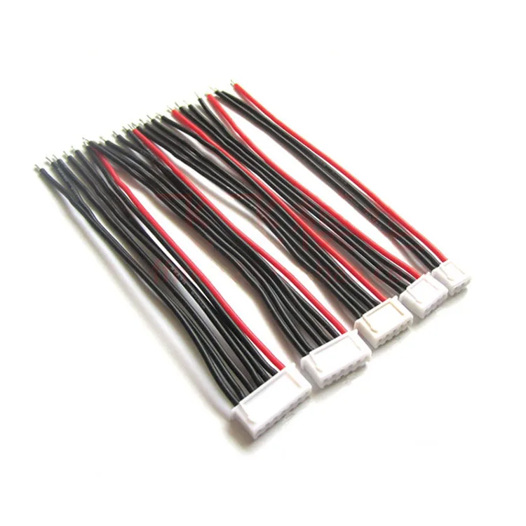 Good Quality 2s 3s 4s 5s 6s LiPo Battery Balance Charger Plug Line/Wire/Connector 22AWG 100mm JST-XH Balancer Cable 5 Pieces/Lot