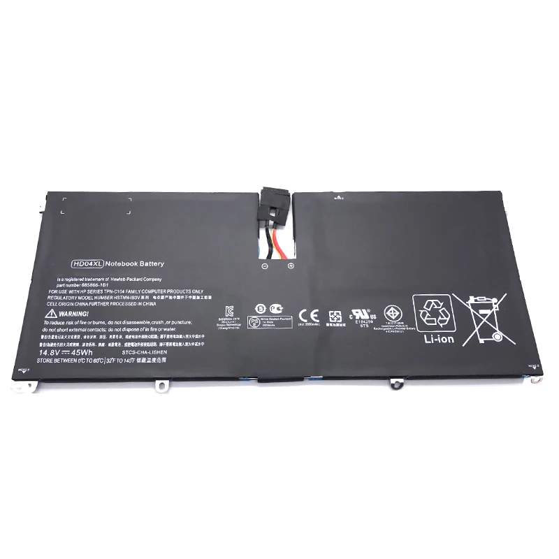 LMDTK Новый аккумулятор для ноутбука HD04XL для HP Envy Spectre XT 13-2000eg 13-2021tu 13-2120tu 13-2113TU Pro 13-b000 HSTNN-IB3V