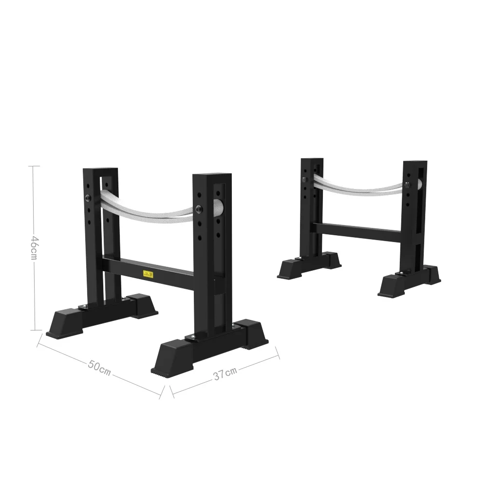 One Pairs Deadlift Barbell Rack, Strength Training Powerlifting Weightlifting Workout Fitness, Single Bar Storage Stand