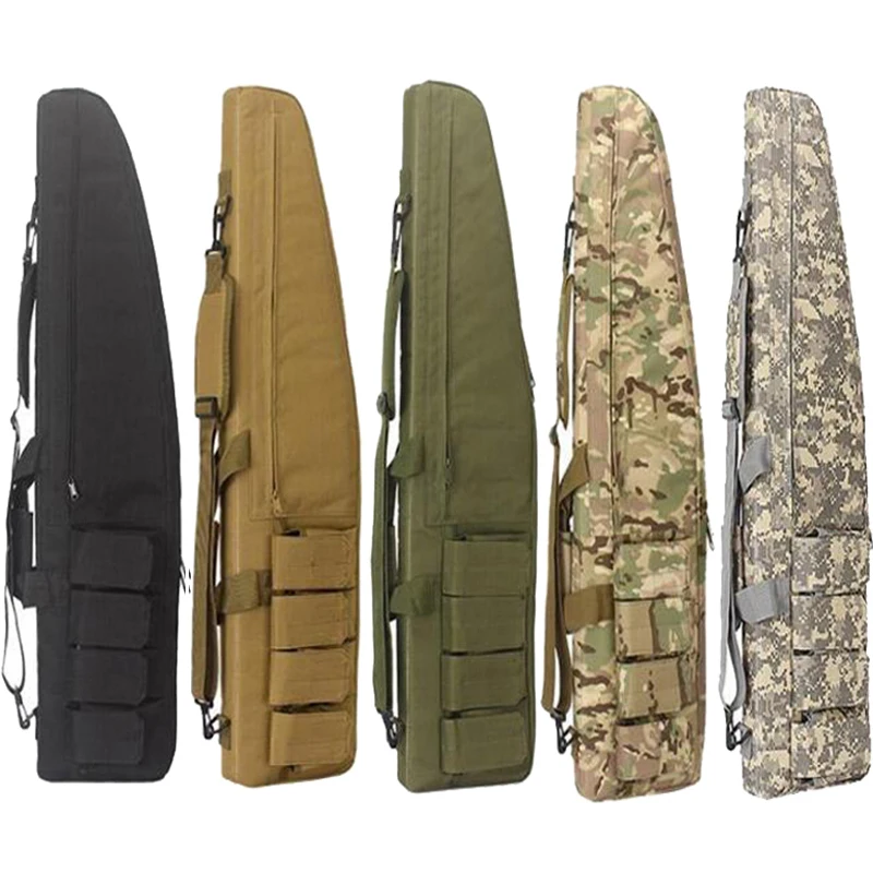 Bolsa de Ombro Tactical Gun, Bolsa Molle de Tiro, Mala Airsoft Rifle, Equipamento de Pesca e Caça, 70cm, 98cm, 118cm