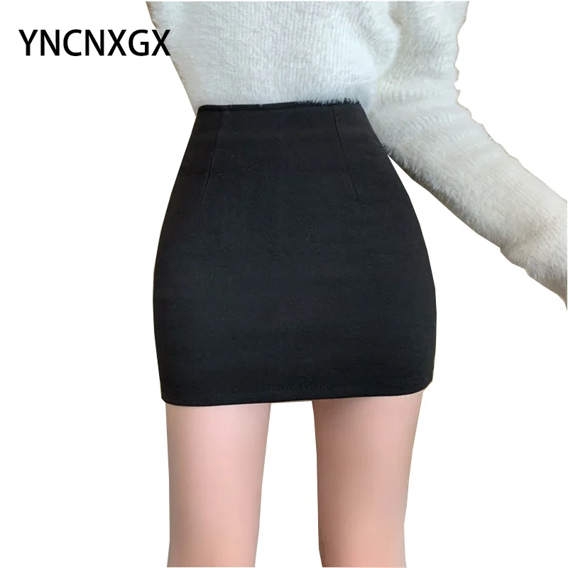 

Women's High Waisted Skirt Mini Skirts The New Sexy Slim Wrap Hip Skirt High Waist Skirt Harajuku Zevity Korean Style Plaid